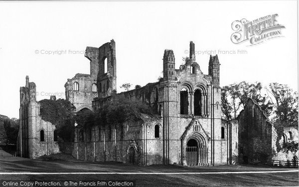 Photo of Kirkstall Abbey, From The North West 1888
