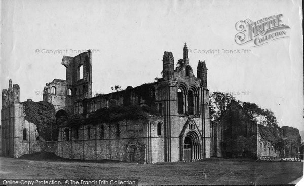 Photo of Kirkstall Abbey, North West c.1861