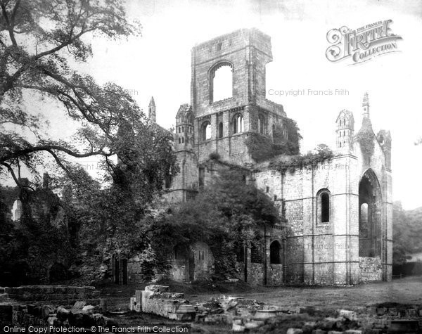 Photo of Kirkstall Abbey, South East 1888