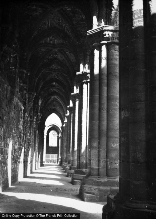 Photo of Kirkstall Abbey, The Cloisters 1959