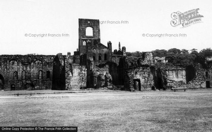 Photo of Kirkstall Abbey, The Ruins c.1960