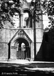 Kirkstall Abbey, The West Front 1959, Kirkstall
