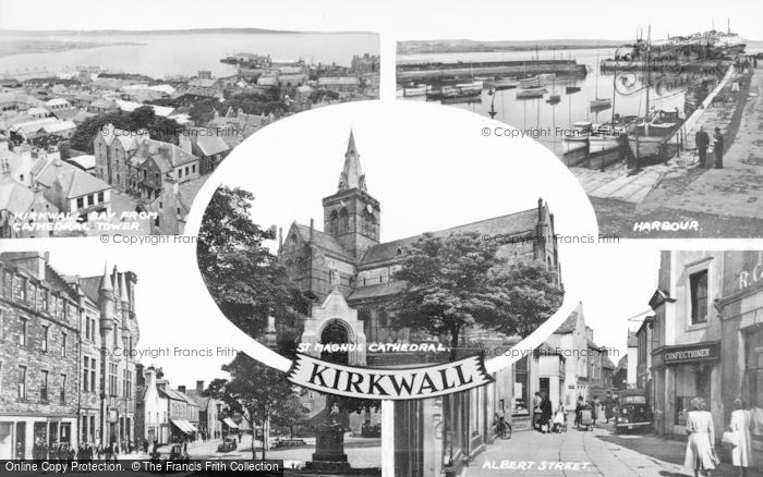 Photo of Kirkwall, Composite c.1935