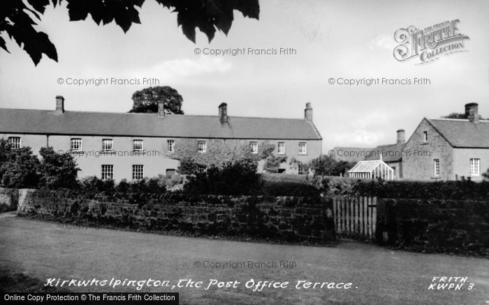 Photo of Kirkwhelpington, The Post Office Terrace c.1955