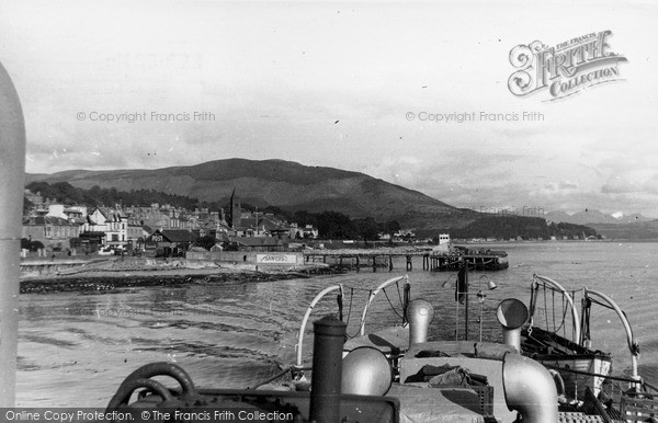 Photo of Kirn, Leaving The Pier For Dunoon c.1955