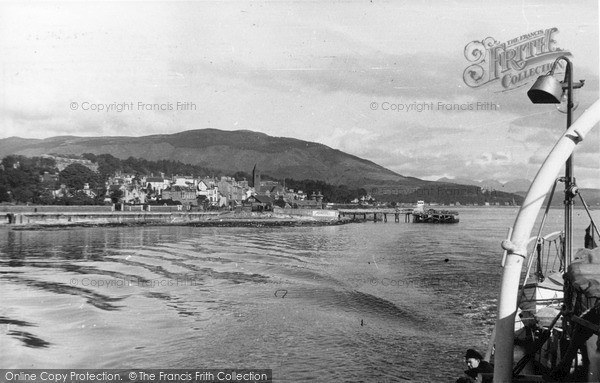Photo of Kirn, Leaving The Pier For Dunoon c.1955