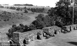 View From Bonshaw Tower c.1955, Kirtlebridge