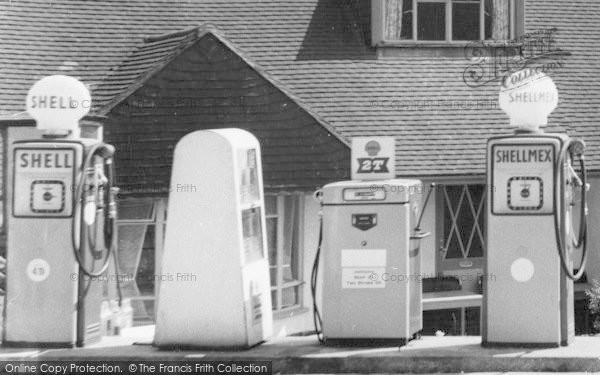 Photo of Kittwhistle, Garage, Petrol Pumps c.1960