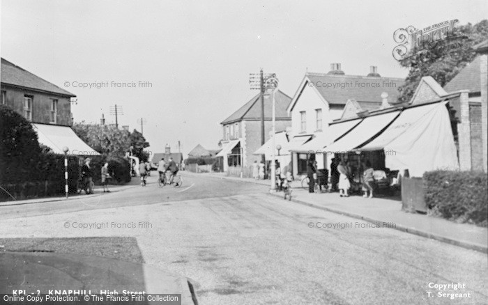 Photo of Knaphill, High Street c.1955