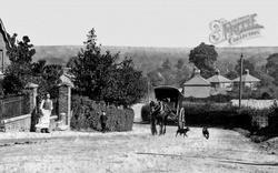 Horsedrawn Deliveries, Anchor Hill c.1886, Knaphill