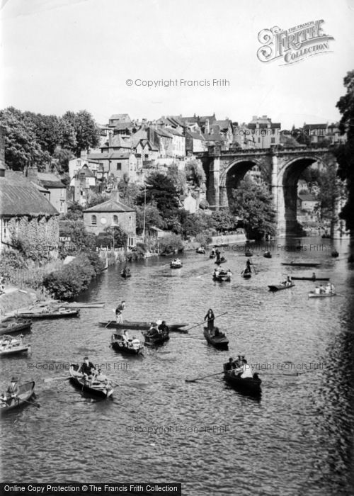 Photo of Knaresborough, Boating Near The Viaduct c.1950