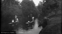 Boating On The River Nidd 1921, Knaresborough