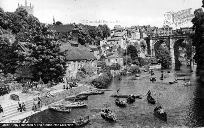 Photo of Knaresborough, Boating On The River Nidd c.1950