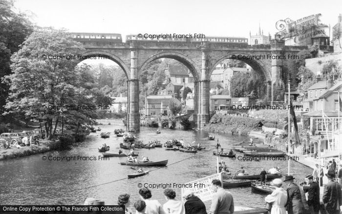 Photo of Knaresborough, Boating On The River Nidd c.1960