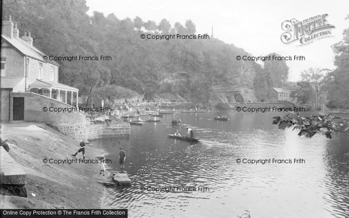 Photo of Knaresborough, Castle Hill And The River Nidd 1921