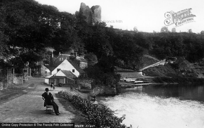 Photo of Knaresborough, Castle Hill From Below The Viaduct 1892