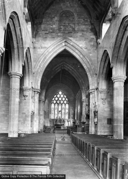 Photo of Knaresborough, Church Of St John The Baptist, Interior 1911