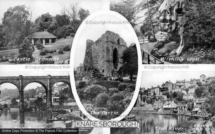 Photo of Knaresborough, Composite c.1950