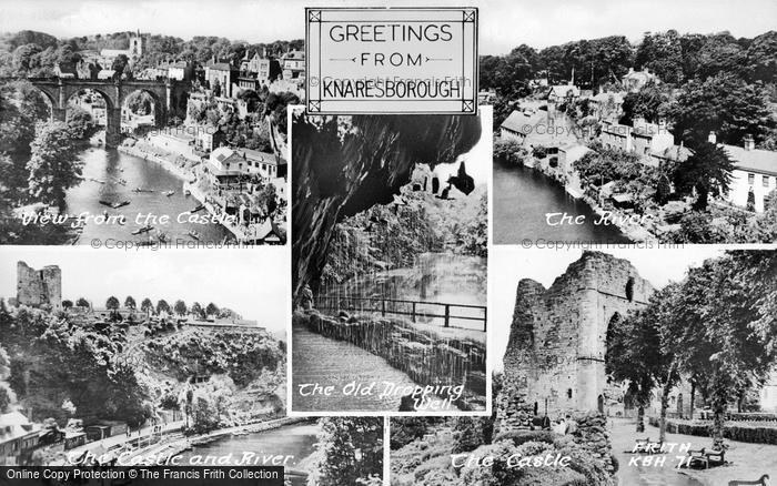 Photo of Knaresborough, Composite c.1955