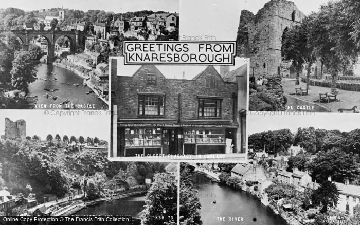 Photo of Knaresborough, Composite c.1955