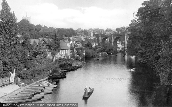 Photo of Knaresborough, From High Bridge 1921