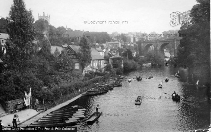 Photo of Knaresborough, From High Bridge 1921