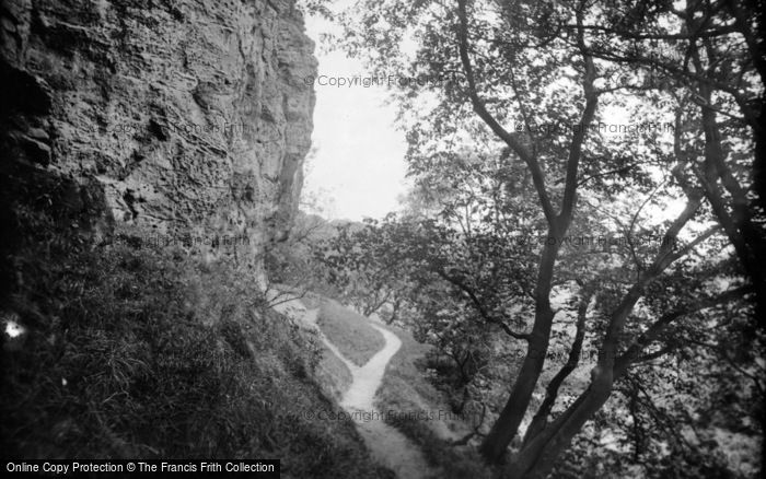 Photo of Knaresborough, Grimbald Crag Above The River Nidd 1914