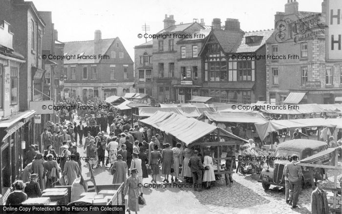 Photo of Knaresborough, Market Place c.1955
