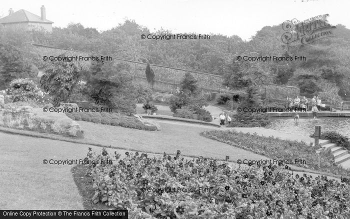 Photo of Knaresborough, Moat Gardens c.1955