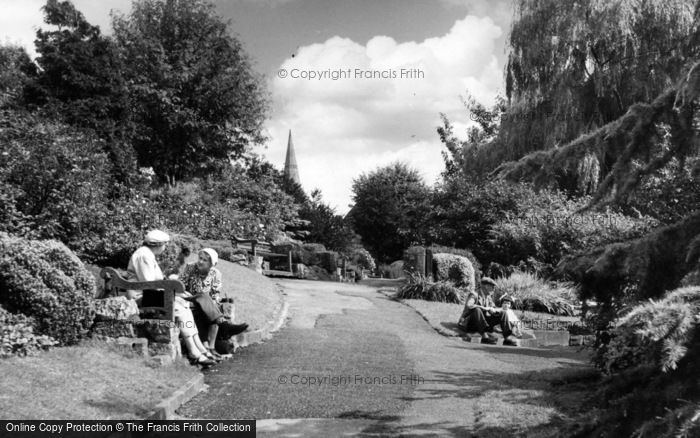 Photo of Knaresborough, Moat Gardens c.1965