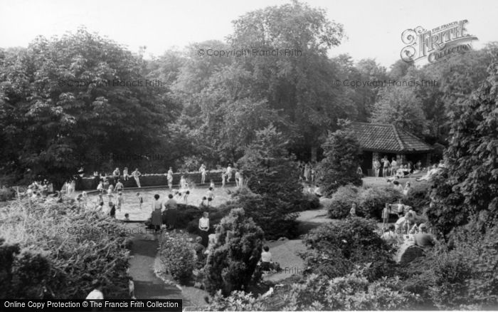 Photo of Knaresborough, Moat Gardens c.1965
