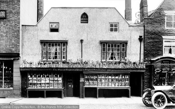 Photo of Knaresborough, Old Chemist's Shop 1911