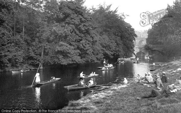 Photo of Knaresborough, Punting On The River Nidd 1921