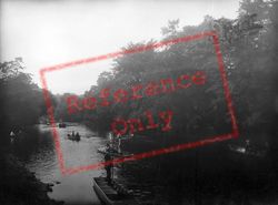 Punting On The River Nidd 1921, Knaresborough
