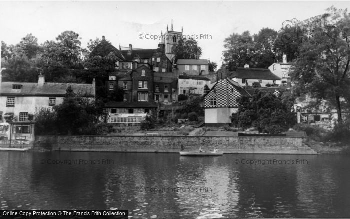 Photo of Knaresborough, River Nidd And St John's Church c.1965