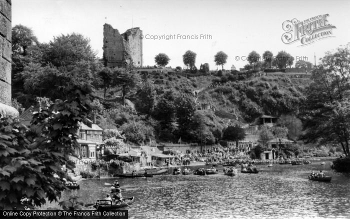 Photo of Knaresborough, River Nidd And The Castle c.1960