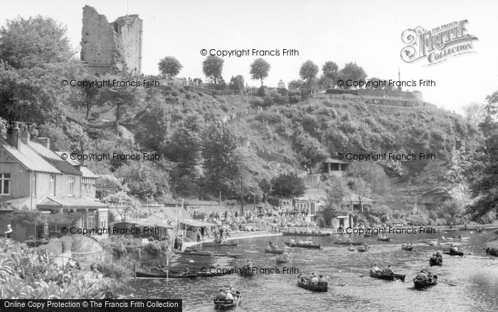 Photo of Knaresborough, River Nidd And The Castle c.1960