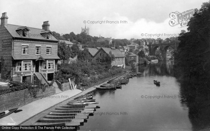Photo of Knaresborough, River Nidd And The Town 1911