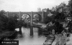 River Nidd And The Viaduct 1892, Knaresborough