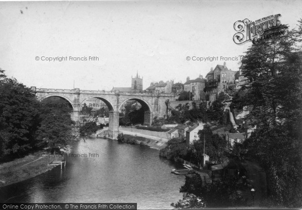 Photo of Knaresborough, River Nidd And The Viaduct 1906