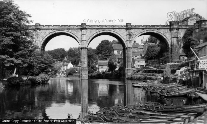 Photo of Knaresborough, River Nidd And The Viaduct 1965