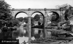River Nidd And The Viaduct 1965, Knaresborough