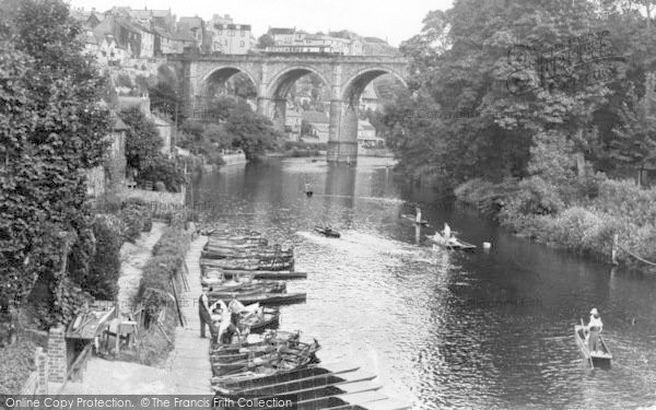 Photo of Knaresborough, River Nidd And The Viaduct c.1920