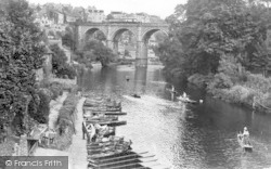 River Nidd And The Viaduct c.1920, Knaresborough