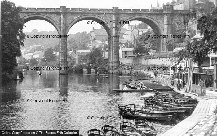 Photo of Knaresborough, River Nidd And The Viaduct c.1950