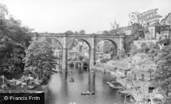 River Nidd And The Viaduct c.1960, Knaresborough