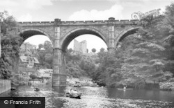 River Nidd And The Viaduct c.1965, Knaresborough