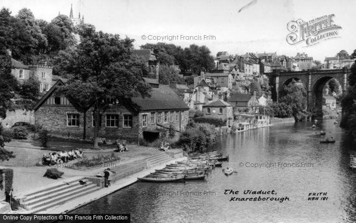 Photo of Knaresborough, River Nidd And The Viaduct c.1965