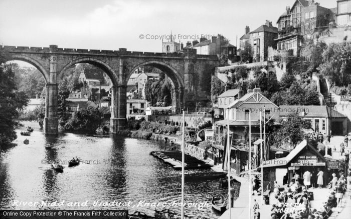 Photo of Knaresborough, River Nidd And Viaduct c.1950