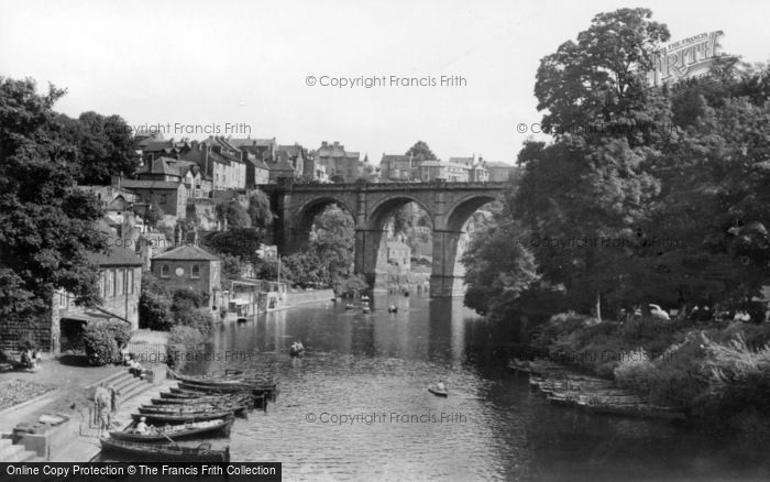 Photo of Knaresborough, River Nidd c.1960